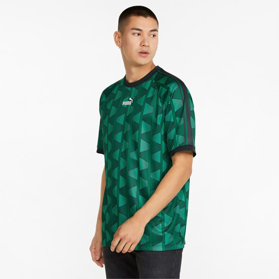 Verdant Green / AOP Puma The NeverWorn Pattern Men's Tee | 0543NPDRU