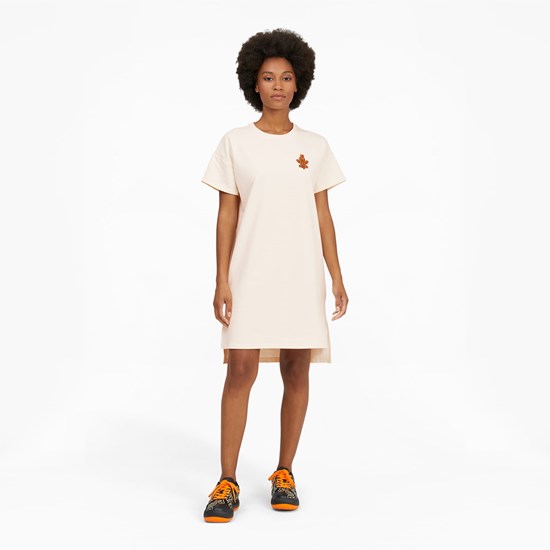 Whisper White Puma PUMA x PRONOUNCE Women's Dress | 6958SWING