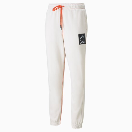 Whisper White Puma Pivot Basketball Men's Pants | 5129JZQIC