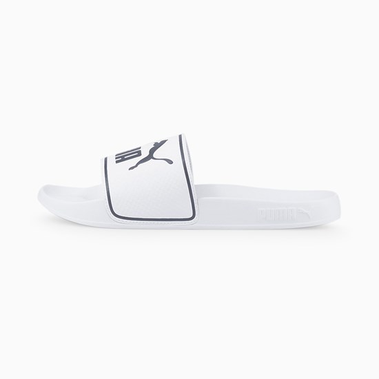 White / Black Puma Leadcat 2.0 Men's Sandals | 4917OIEJV