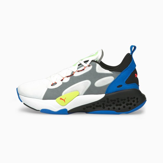 White / Black / Ultra Blue Puma XETIC Halflife Men's Sneakers | 4278VHUAQ