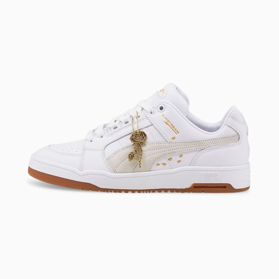 White / Gum Puma Slipstream Lo Beauty Men's Sneakers | 2968SGDHM