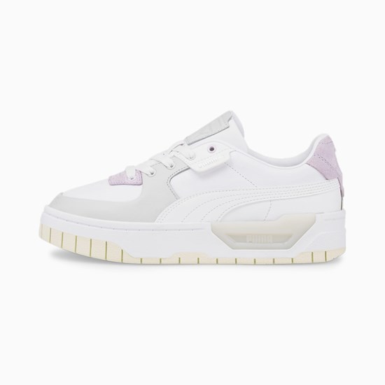 White / Nimbus Cloud / Whisper White Puma Cali Dream Women's Sneakers | 8971MLCFP