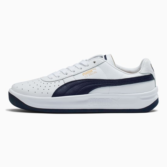 White / Peacoat Puma GV Special+ Men's Sneakers | 1329PQABV