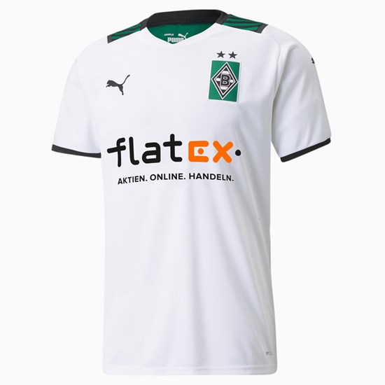 White / Power Green Puma BMG Home Replica Men's Jersey | 7250BONSH