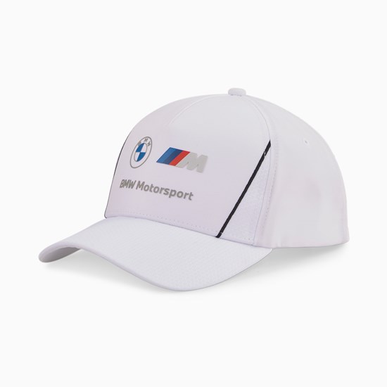 White Puma BMW M Motorsport Baseball Men's Cap | 5830RKZHL