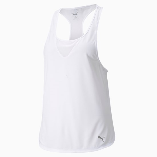 White Puma COOLADAPT Running Tank Top Women's Tank Top | 1389CEQSM