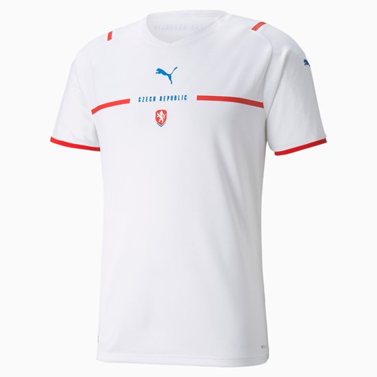 White Puma Czech Republic Away Replica Men's Jersey | 5074FBJDS