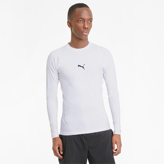 White Puma EXO-ADAPT Long Sleeve Men's Tee | 9748MTXOR