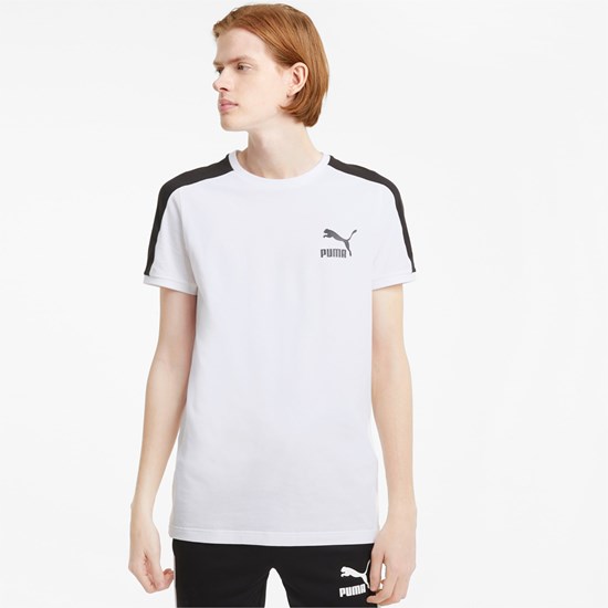 White Puma Iconic T7 Men's Tee | 3451JNGCT