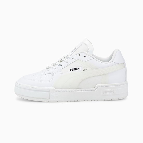 White / White Puma CA Pro Tech LS JR Boys' Sneakers | 4175QEJUH