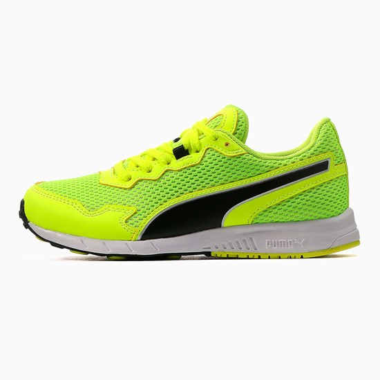 Yellow Alert / Black Puma Speed Monster JR Girls' Sneakers | 8671AUVMG